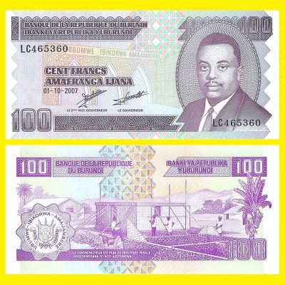 Burundi - Banknote 100...