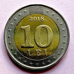 Moldova - Coin 10 Lei 2018 - 25th anniv. of national currency