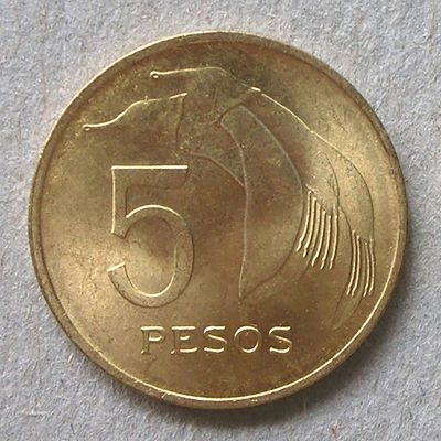 Uruguay - Moneda 5 Pesos 1968
