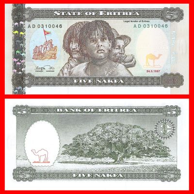 Eritrea - Billete 5 Nakfa 1997