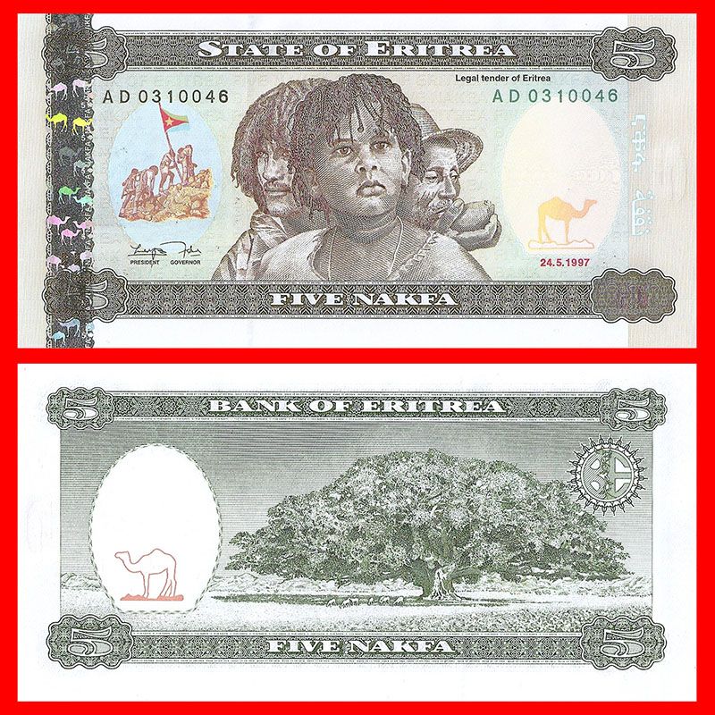 Eritrea - Banknote 5 Nakfa 1997