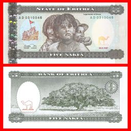 Eritrea - Banknote 5 Nakfa 1997