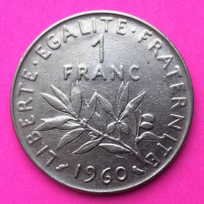 Francia - Moneda 1 Franco 1960