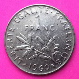 Francia - Moneda 1 Franco 1960