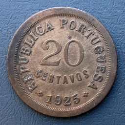 Portugal - Moneda 20 centavos 1925