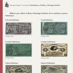 Paper coin - The 'Oxandaburu y Garbino' and 'Domingo Garbino' banks