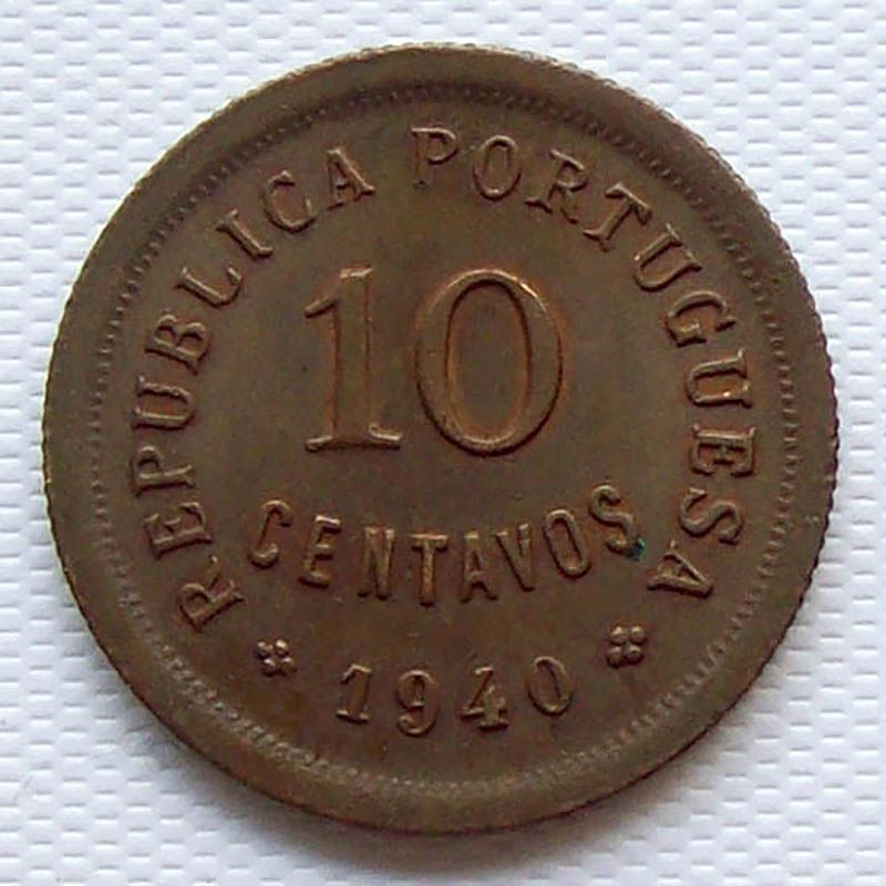 Portugal - Moneda 10 centavos 1940