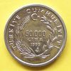 Turquía - Moneda 50.000 Liras 1999 (FAO)
