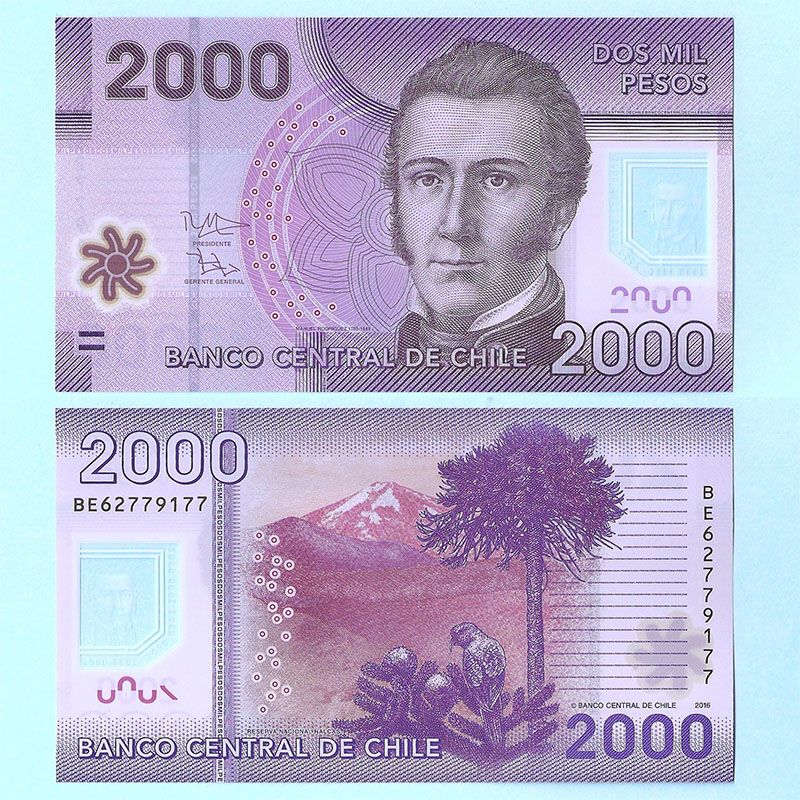 Chile - Billete 2.000 Pesos 2016
