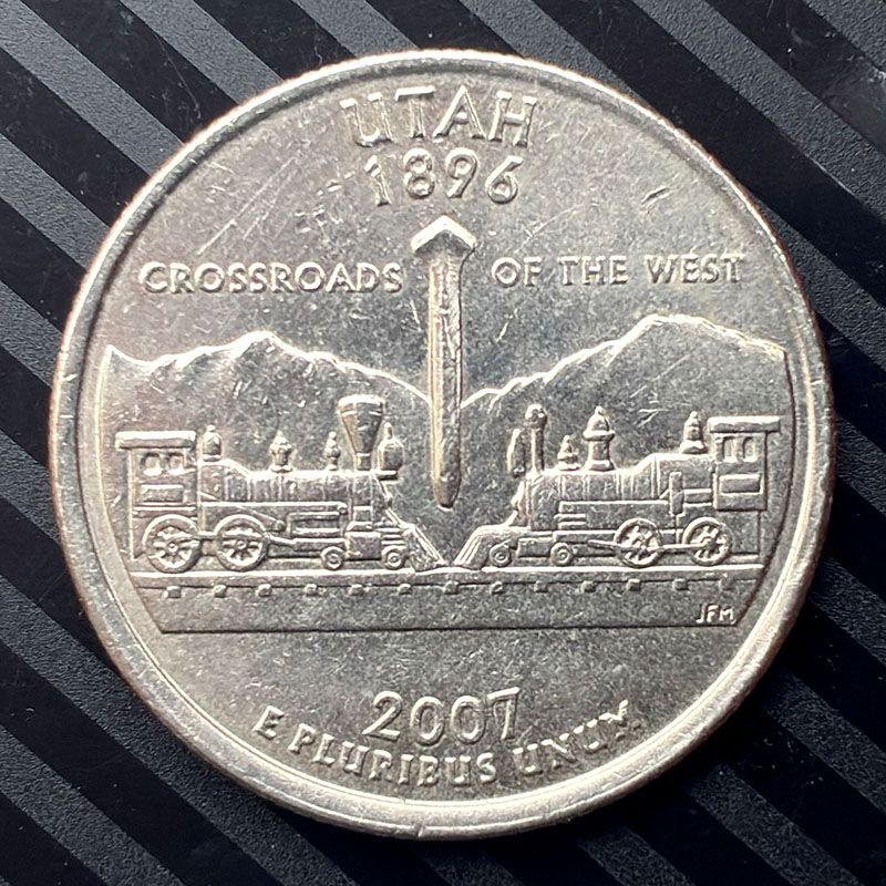 United States - Coin 25 cents 2007 P - Utah