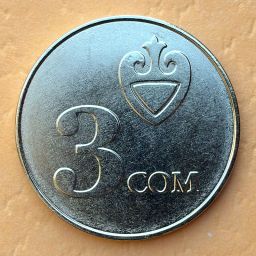 Kyrgyzstan - Coin 3 Som 2008