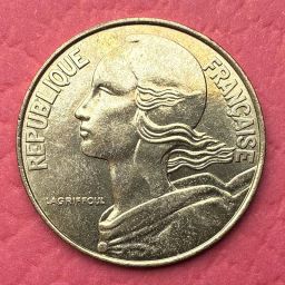 Francia - Moneda 20 céntimos 1988