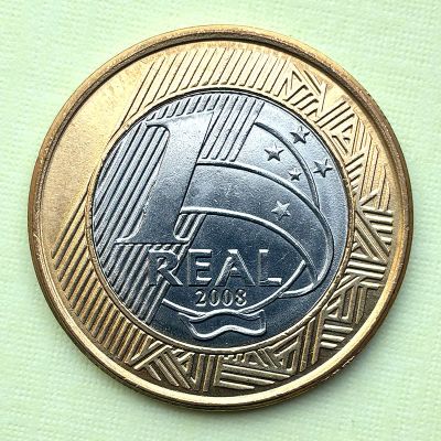 Brazil - Coin 1 Real 2008