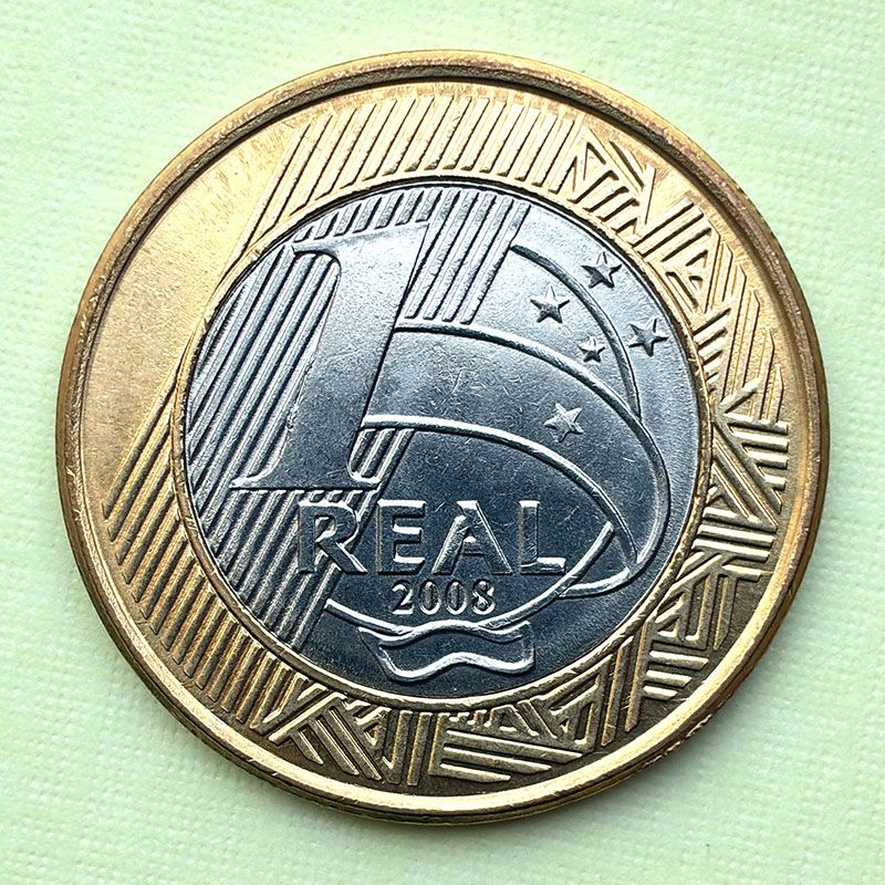 Brazil - Coin 1 Real 2008