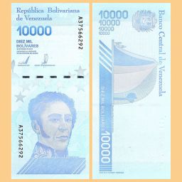 Venezuela - Banknote 10,000 Bolivares Soberanos 2019