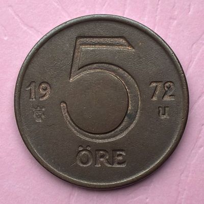 Sweden - Coin 5 Öre 1972