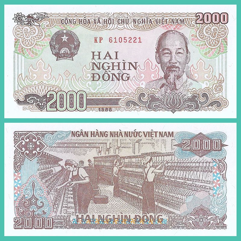 Vietnam - Banknote 2,000 Dong 1988