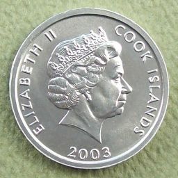 Cook - Moneda 1 centavo 2003 (Collie)