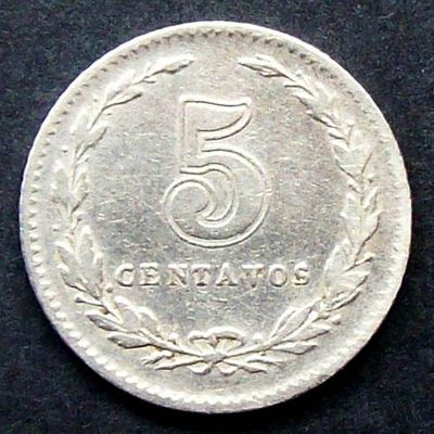Argentina - Moneda 5 centavos Mon. Nac. 1923