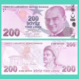 Turquía - Billete 200 Liras 2009