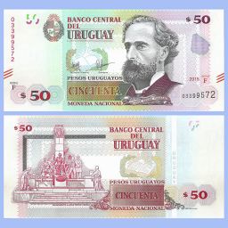 Uruguay - Billete 50 Pesos Uruguayos 2015