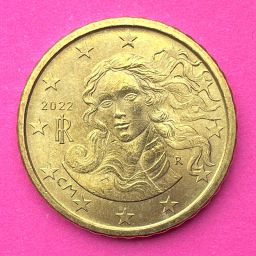 Italia - Moneda 10 centavos de Euro 2022