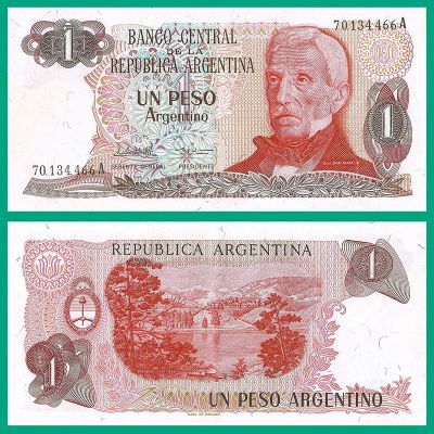 Argentina - Banknote 1 Peso...