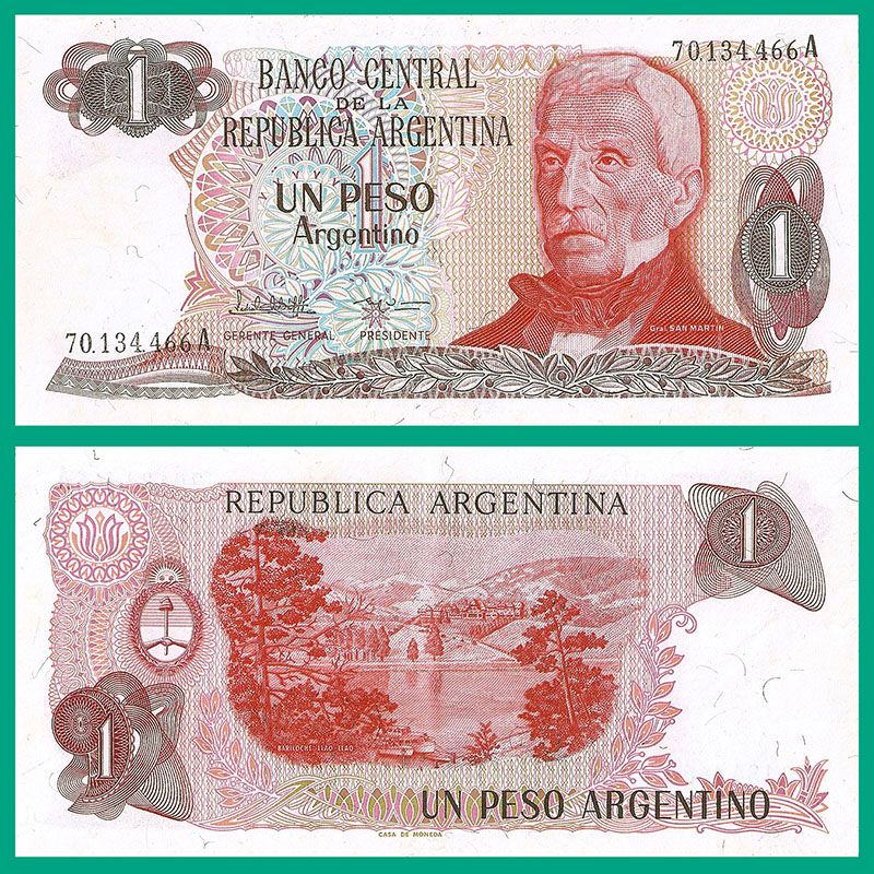 Argentina - Billete 1 Peso Argentino 1984 (2604)