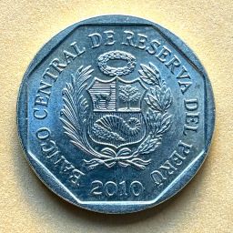 Perú - Moneda 50 céntimos 2010
