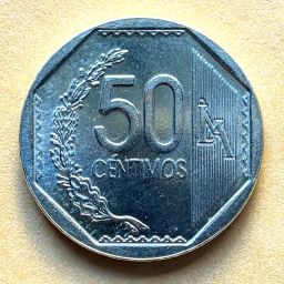 Perú - Moneda 50 céntimos 2010