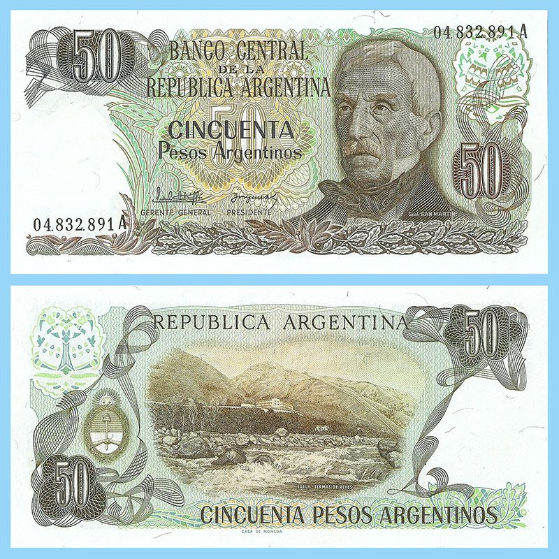 Argentina - Banknote 50 Pesos Argentinos 1983 (2617)