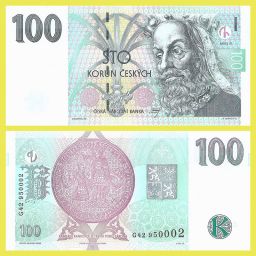República Checa - Billete 100 Coronas 1997