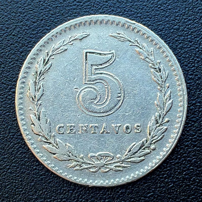 Argentina - Coin 5 cents Mon. Nac. 1935