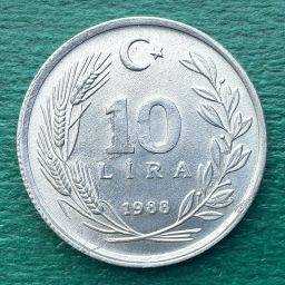 Türkiye - Coin 10 Lira 1988