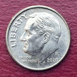 Estados Unidos - Moneda 10 centavos 2020 P