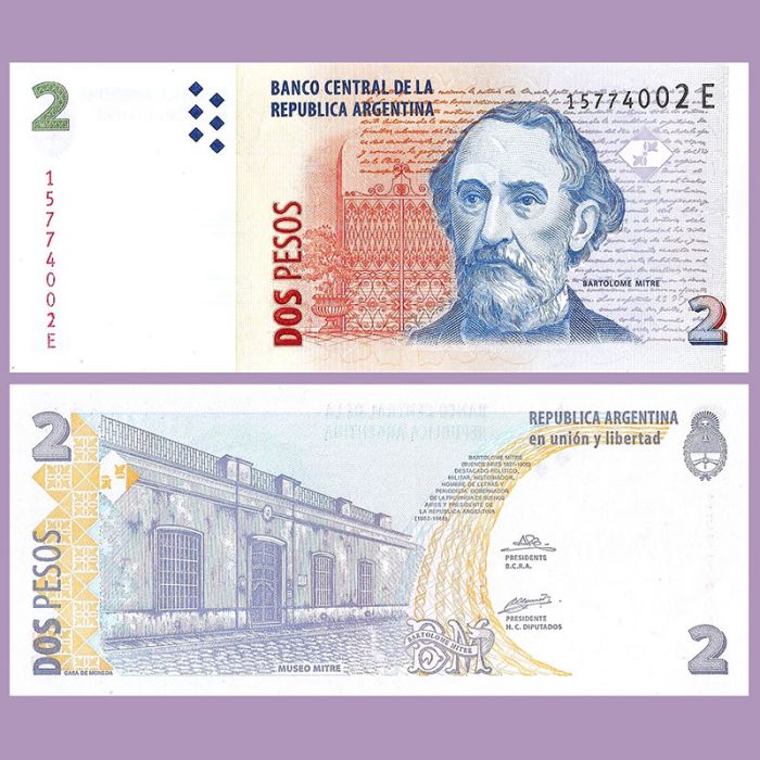 Argentina - Billete 2 Pesos 2003 (3216)