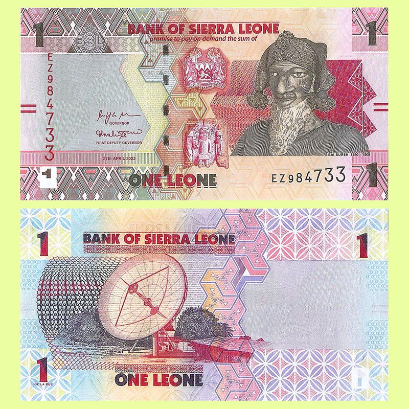 Sierra Leona - Billete 1 Leone 2022