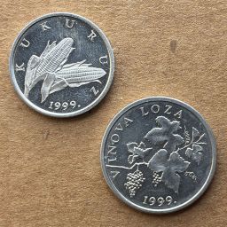 Croatia - Coins lot 1 and 2 Lipe 1999