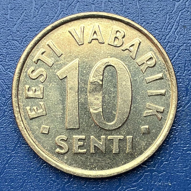 Estonia - Moneda 10 senti 1998
