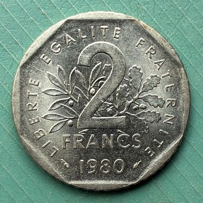 France - Coin 2 Francs 1980