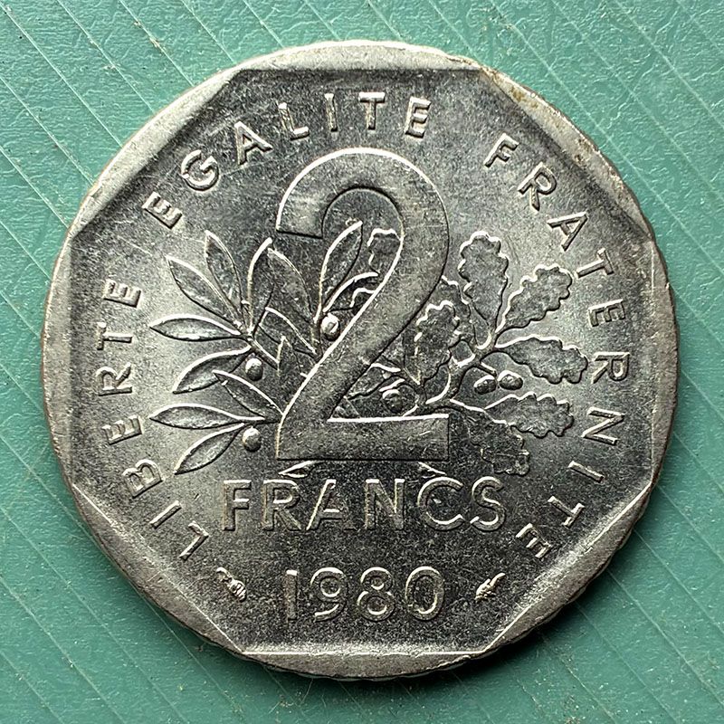 Francia - Moneda 2 Francos 1980