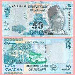 Malawi - Billete 50 Kwacha 2012