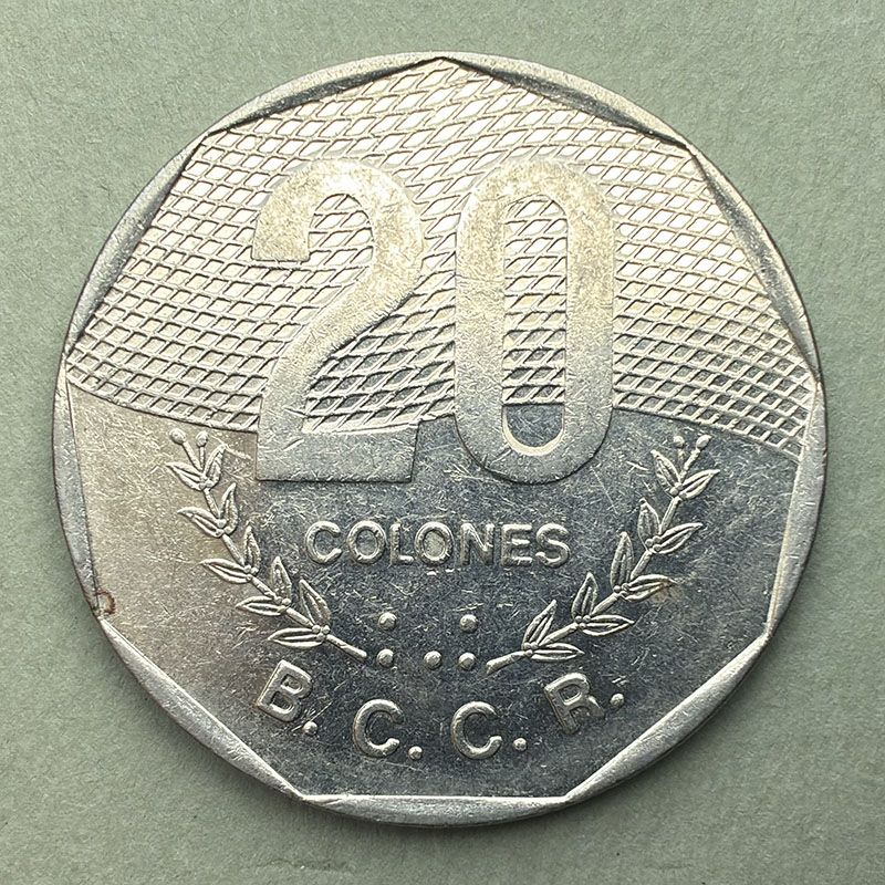 Costa Rica - Coin 20 Colones 1994