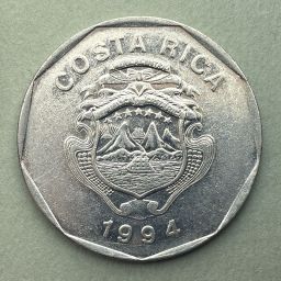 Costa Rica - Moneda 20 Colones 1994