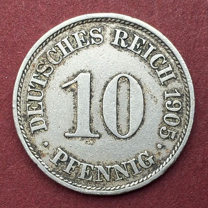 Germany - Coin 10 Pfennig 1905 (A)