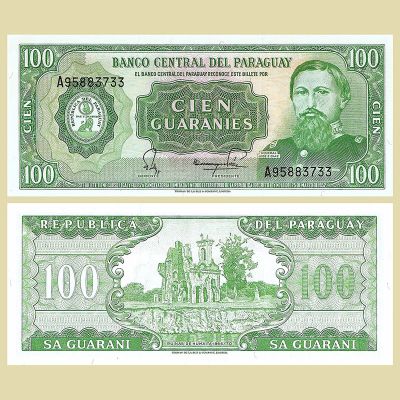 Paraguay - Billete 100...