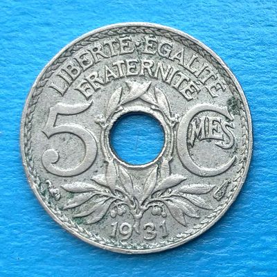 Francia - Moneda 5 céntimos...