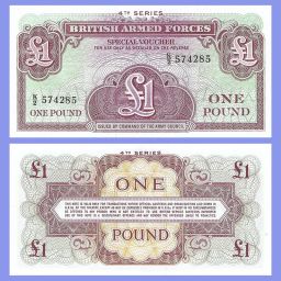 Gran Bretaña - Billete militar 1 Libra 1962