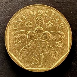 Singapur - Moneda 1 Dólar 1988