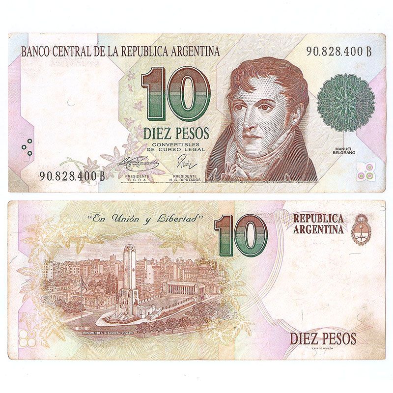 Argentina - Billete 10 Pesos convertibles 1994 (3042)
